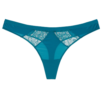 Трусы стринги «Габриэль», цвет бирюзовый