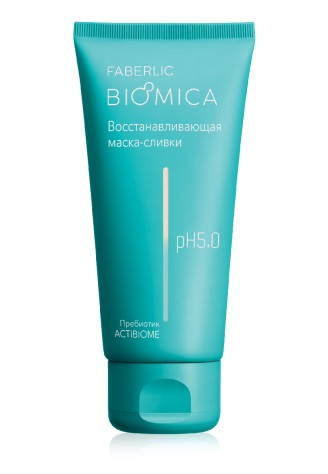Маска-сливки для лица восстанавливающая Biomica