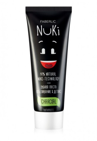 Зубная паста NUKI с углём «Отбеливание & Детокс»