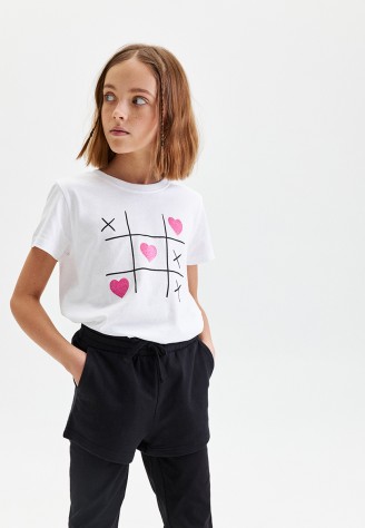 Шорты из футера для девочки