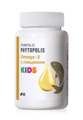 Биологически активная добавка к пище Omega-3 с глицином Kids