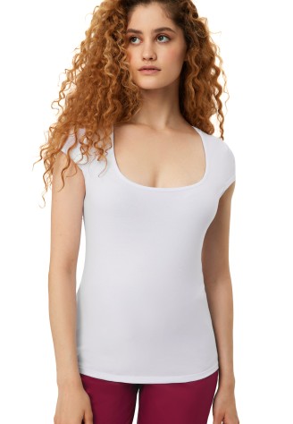 Топ, цвет молочный