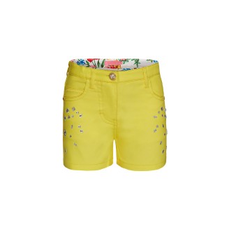Шорты для девочки, цвет лимонный