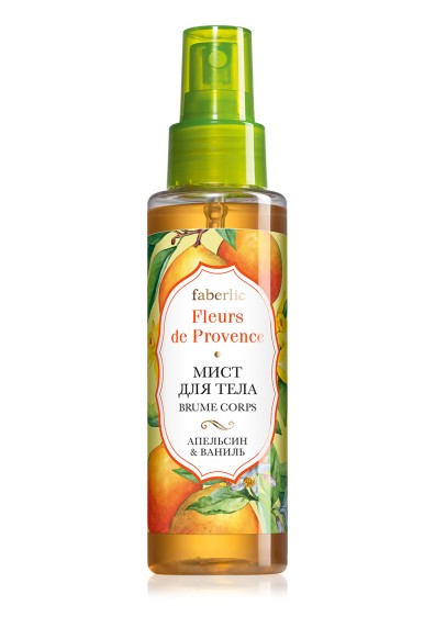 Мист для тела «Апельсин & ваниль» Fleurs de Provence