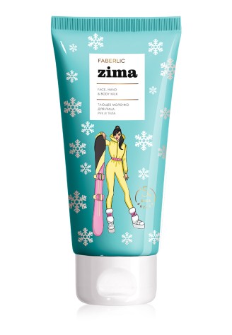 Молочко тающее для тела, рук и лица Zima