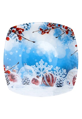 Тарелка малая «Морозные узоры»