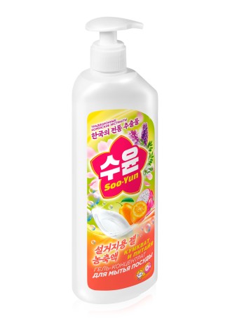 Гель-концентрат для мытья посуды «Кумкват и питайя» Soo-Yun