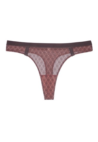 Трусы-стринги «Орли», цвет какао