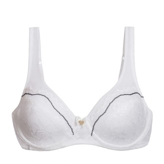 Бюстгальтер на косточках «Белла», цвет белый