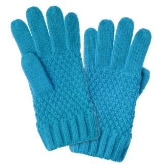 Перчатки для девочек бирюзовые