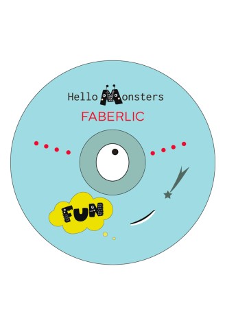 Наклейка светоотражающая, цвет голубой