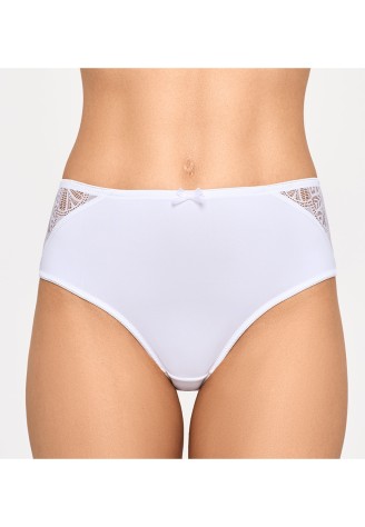 Трусы-слипы с завышенной талией Izolda, цвет белый