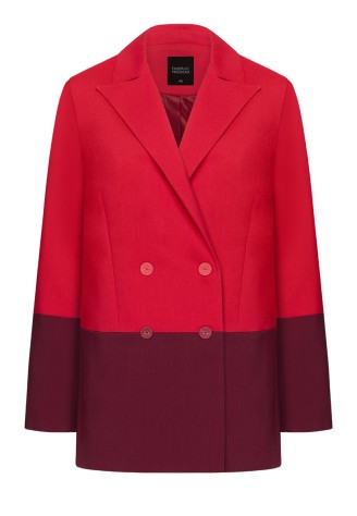 Жакет, цвет ягодный