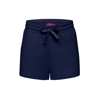 Трикотажные шорты для девочки, цвет темно-синий