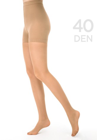 Моделирующие колготки SI416, 40 den, карамельные