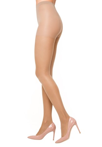 Эластичные шелковистые колготки ST234, 20 den, телесные