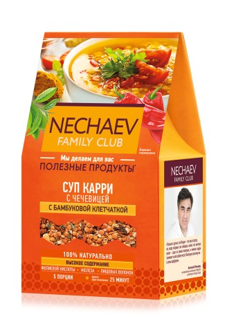 Суп карри с чечевицей