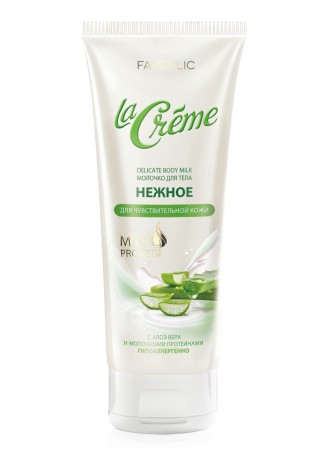 Молочко для тела «Нежное» для чувствительной кожи  La Creme