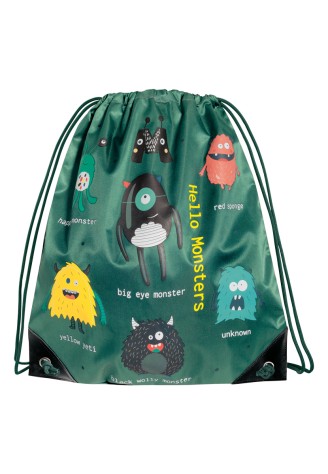 Мешок для обуви, цвет серо-зелёный