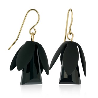 Серьги «Ночной цветок»