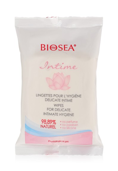 Влажные салфетки для интимной гигиены BIOSEA Intime