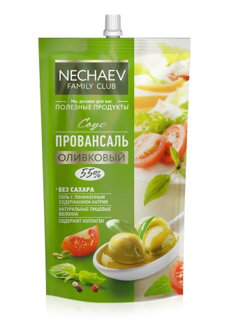 Соус на основе растительных масел с массовой долей жира 55% Провансаль Оливковый