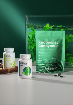 Водоросли хлорелла и спирулина прессованные