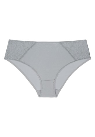 Трусы-слипы с завышенной талией Tiana cеребристо-серые