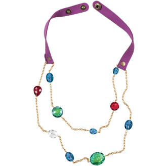 Колье женское «Фиолетовый ливень», Faberlic