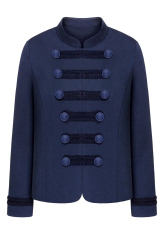 Жакет трикотажный, цвет темно-синий