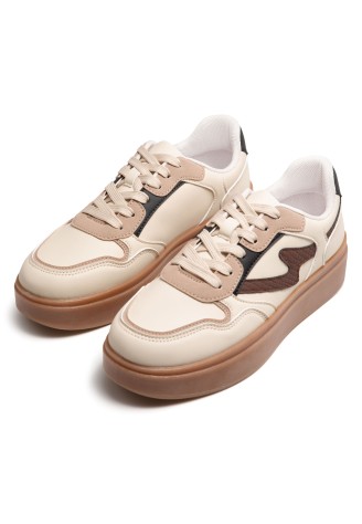 Женские кроссовки Casual, цвет бежевый