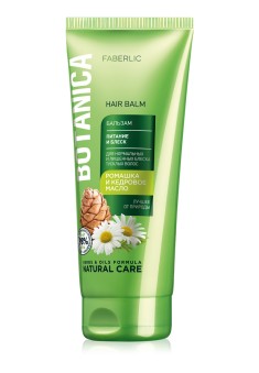 Бальзам для нормальных и лишенных блеска тусклых волос «Питание и блеск» Botanica