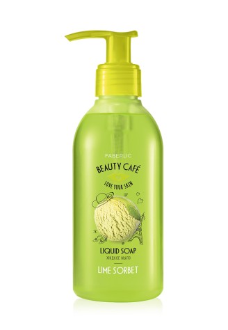 Жидкое мыло для рук «Лаймовый сорбет» Beauty Cafe