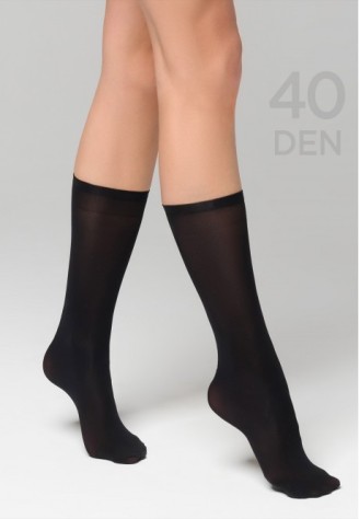 Гольфы, плотность 40 den, цвет чёрный