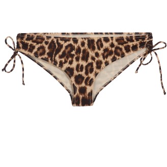 Плавки с завязками, цвет бежевый с принтом