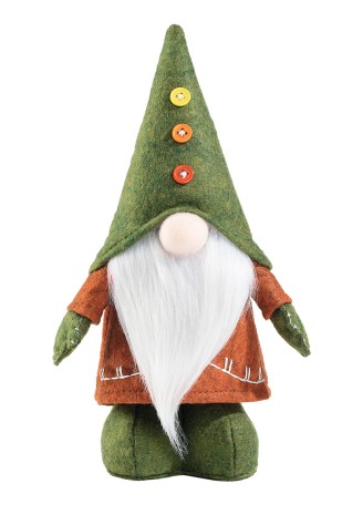 Гном Greenly в зелёном колпаке