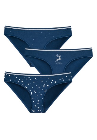 Новогодний набор трусиков, 3 шт.