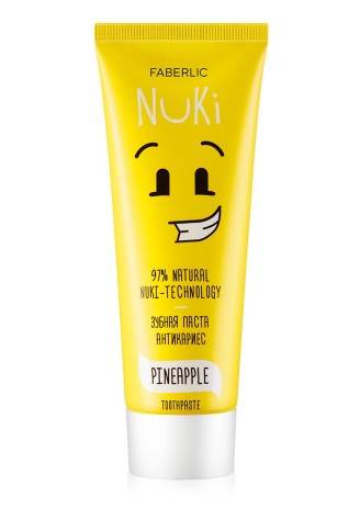 Зубная паста NUKI с соком ананаса «Антикариес»