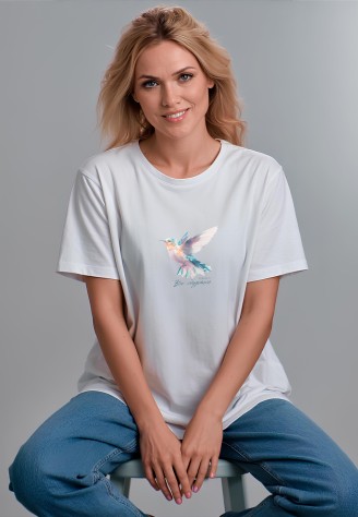 Футболка оверсайз с принтом «Все сбудется», цвет белый