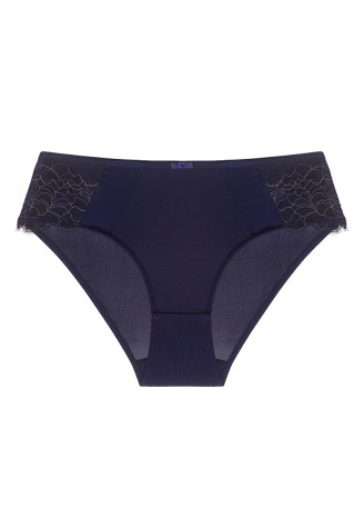 Трусы-слипы с завышенной талией Britt, цвет индиго