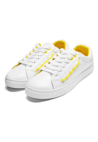 Кеды «Феличи», цвет бело-жёлтый