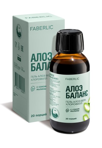 Питьевой гель с соком малины «Алоэ Баланс»