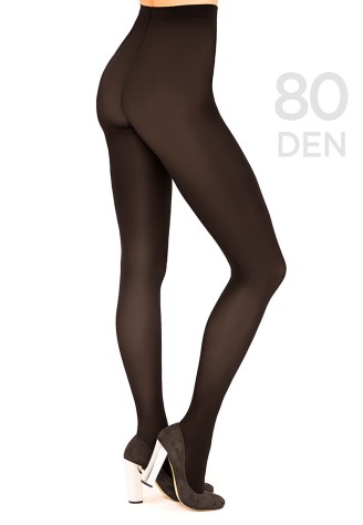 Колготки из микрофибры SI803, 80 den, шоколадные