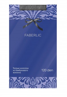 Колготки, плотность 120 den, цвет серый меланж