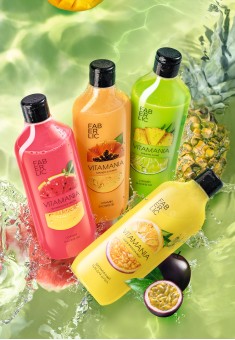 Витаминный гель для душа «Арбуз и дыня» Vitamania