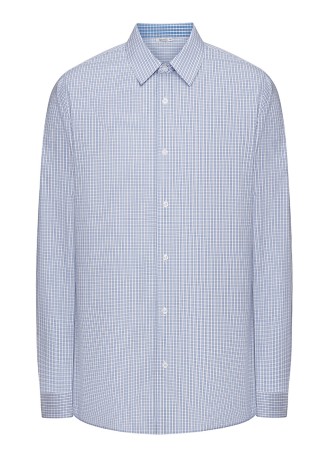 Рубашка с длинным рукавом для мужчины, цвет светло-голубой