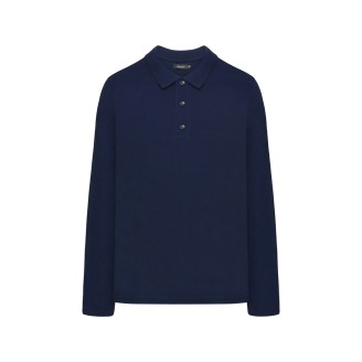 Трикотажное поло пике для мужчины, цвет темно-синий