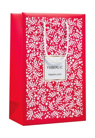 Пакет подарочный «Морозные ягоды», размер М