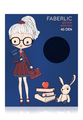 Колготки детские SD401, плотность 40 den, цвет синий