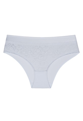 Трусы-слипы с завышенной талией Mia белые